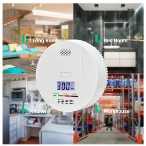 Battery Operated Household Carbon Monoxide Detector and Independent CO Alarm
