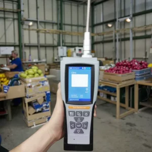 Battery-Operated Portable Toxic Gas Leak Monitor, 0-1000 ppm HCL Gas Detector