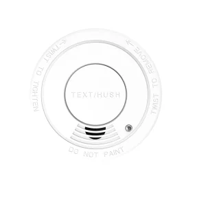 Battery-Operated Smoke Alarm with Test Button for Home, Hotel, Office