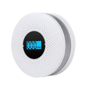 Battery-Operated Smoke and Carbon Monoxide Alarm with LCD Display