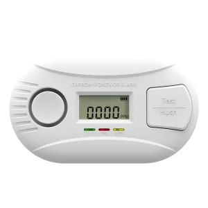 Battery Operated Standalone Carbon Monoxide Detector Alarm, BS EN50291, with LCD Display