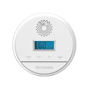 Battery Powered Digital Carbon Monoxide Detector CO Alarm with LCD Display Household Gas Safety Sensor