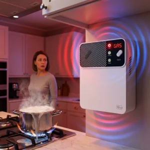 Battery-Powered Natural Gas Detector Alarm for Home