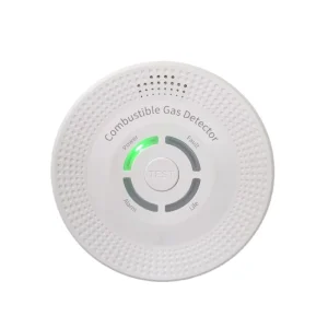 Battery-Powered Natural Gas Leak Detector with CH4 Methane Combustible Alarm for Home Use