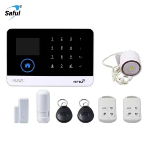 Best Newest Security Alarm System WIFI GPRS GSM Smart Home Alarm with Android IOS APP Control