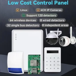 Best Sell Industrial Alarm Control Panel Wireless Wired Hybrid Alarm Intrusion protection for Home Security