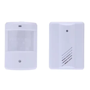 Best Selling Smart Business Door Motion Sensor Bell 1 Wireless Plug in Receiver 1 PIR Detector ABS Wireless Visitor System