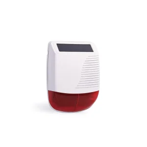 Big Outdoor Waterproof Wireless 433MHz Strobe Siren Solar Power Loud Sound Alarm Siren for Security System