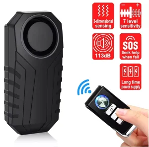 Bike Burglar Alarm With SOS Function Wireless Remote Control Bicycle Motorcycle Alarm Bike Motorcycle Accessories