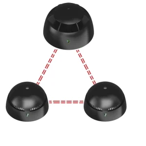 Black Smoke Alarm with OEM Service, Factory Price, CE EN14604 Approval, 10-Year Battery