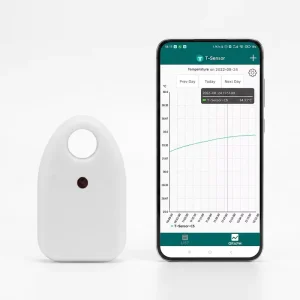 Ble Temperature Humidity Monitoring Sensor Thermometer for Home Warehouse Coldchain with Offline Storage Function