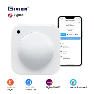 Built-In Light Sensor Human Movement Detector Home Assistant Zigbee PIR Motion Sensor