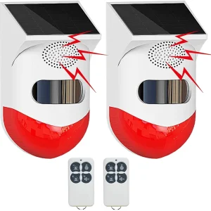 Burglar Alarm Security Alarm System Products Solar Charging Remote Control Alarm