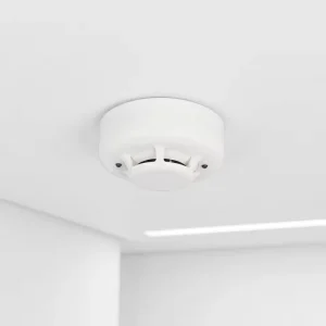 CD8100 Non-Addressable Photoelectric Fire Alarm Sensing Device EN14604 Certified Heat Alarm ABS Plastic