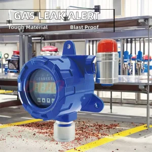 CE ATEX-Certified Explosion-Proof Gas Detector with Sound and Light Alarm and LCD Display for Oxygen Detection