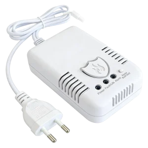 CE-Certified ABS Gas Leak Detector 220V with 85dB Alarm for Home and Kitchen
