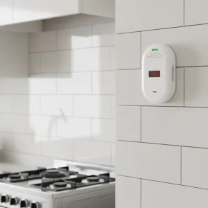 CE EN50194-1 Certified Household Standalone Natural Gas Detector 220V CH4 Methane Gas Leakage Alarm for Kitchen and Home