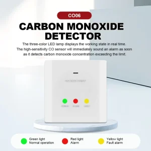 CE Home Safety Wireless Alkaline Battery Design Standalone Carbon Monoxide Detector Alarms Co Detector Alarm