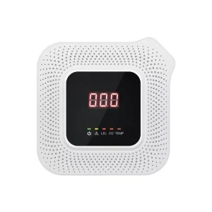 CE Residential Natural Gas Propane CO Methane Gas Detector for Kitchen