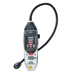 CEM GD 3306 Five Red LEDS 10000ppm Visible Audible and Vibration Alarm Combustible Gas Leak Detector