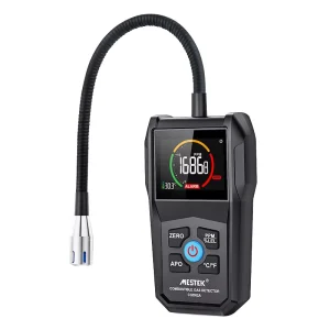 CGD02A CH4 Combustible Gas Leak Detector with HD LCD Color Screen, Sound, and Analog Bar Display