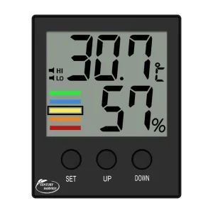 CH 912 Custom Alarm Thermo Hygrometer and Digital Thermometer for Office Heatstroke Humidity Thermometer