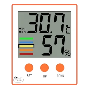 CH-912 Temperature and Humidity Thermometer Hygrometer with Indoor and Outdoor Alarm