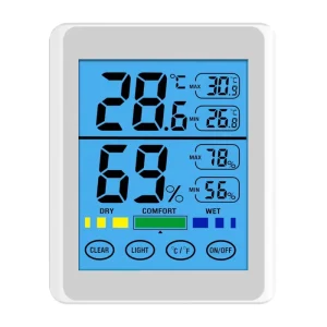 CH 914 Large LCD Display Digital Temperature Humidity Meter Thermo hygrometer Max Min Recorde Digital Hygrometer