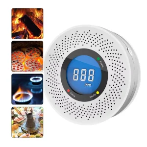 CO-7 Standalone Carbon Monoxide Detector with LCD Display and Buzzer
