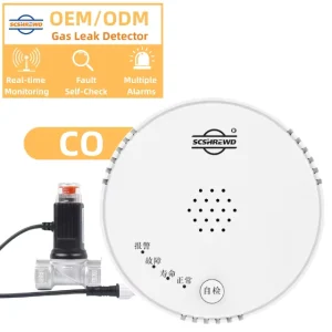 CO Gas Leak Detector Sound-Light Alarm Home Alarm System Carbon Monoxide Gas Detector