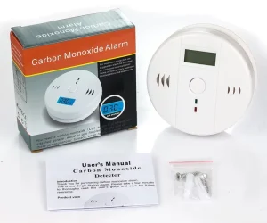CO Gas Sensor Detector Carbon Monoxide Poisoning Alarm with LCD Display
