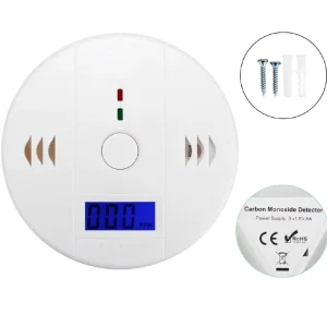 CO Gas Sensor Detector Carbon Monoxide Poisoning Alarm with LCD Display