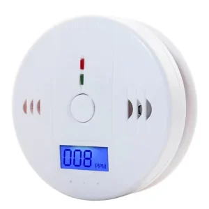 CO05 Independent CO Alarm Sensor Carbon Monoxide Alarm Detector 85dB High Sensitive Warning LCD Photoelectric Display
