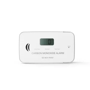 CO08 Wall-Mounted CO Detector EN50291:1:2018 Electrochemical Sensor Silence Mode 9-Minute Low Battery Alert