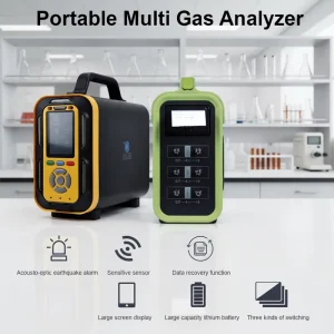 CO2 H2 CH4 N2 Gas Portable Data Logger Function Multi gas Analyzer Alarming Device Gas Measurement 24 in 1 Multi Gas Analyzer