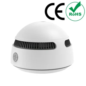 CR123A Lithium Battery Smoke Detector with 10-Year Lifespan for Indoor Use
