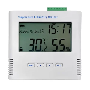 CX07 High Precision RS485 Temp Humidity Meter with Alarms Wall Mount for Server Rooms Pharmacies Warehouses