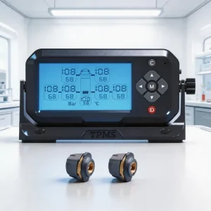 CXT 2 Sensor Truck TPMS Tire Pressure Monitoring System Wireless Real Time Alarm for Semi Truck Trailer Factory