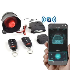 Car Security Alarm System Smart Phone App Remote Control Car Alarms Security System Universal BT Car Alarm