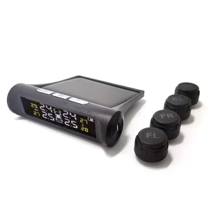 Car TPMS Tire Pressure Monitoring System with Digital LCD Display and Battery-Powered Sensors