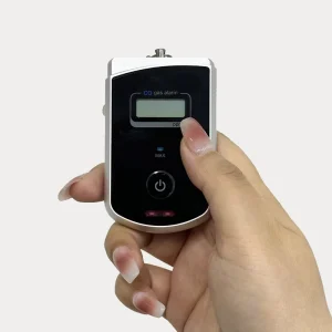 Carbon Monoxide CO Alarm Portable 3 in 1 CO Level Monitor Alarm with Temp Humidity Sensor Wireless CO Detector for Hotel & RV