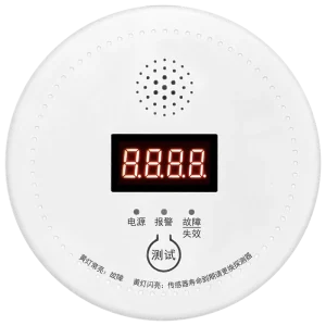 Carbon Monoxide CO Combustible Gas Leakage Detection Alarm Digital Display IoT Detector Mobile Phone Alarm 10 Years Battery Life