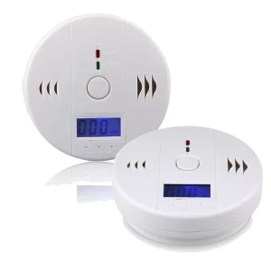 Carbon Monoxide Detector Alarm CO Gas Sensor Detector with Digital Display Alarm Clock Warning for Home
