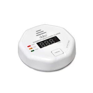 Carbon Monoxide Detector CO Alarm Battery Operated with LCD Digital Display