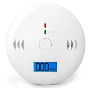 Carbon Monoxide Detector CO Alarm Detector Sensor Battery Operated with LCD Digital Display Carbon Monoxide Alarm