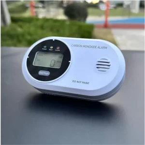 Carbon Monoxide Detector Home Alarm System with 10-Year Lifetime ABS Plastic Sound and Light Alarm LCD Display