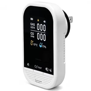 Carbon Monoxide Detector Household Temperature and Humidity Meter Gas Alarm 4 in 1 Composite Gas Detector