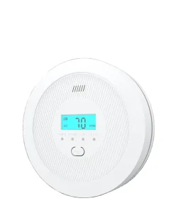 Carbon Monoxide Detector with 360° Air Intake and LCD Digital Display
