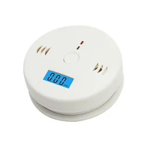 Carbon Monoxide Detector with Digital Display and Alarm Clock