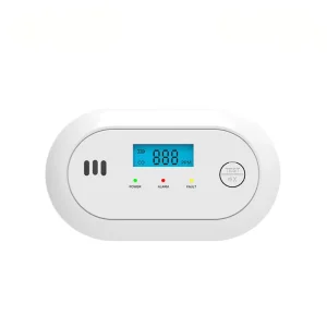 Carbon Monoxide Detector with LCD Digital Display, Battery Operated